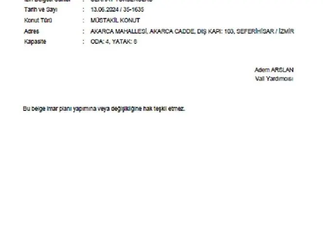 Sunset-denize Sifir Konumda, Esyali Yazlik Apartmán